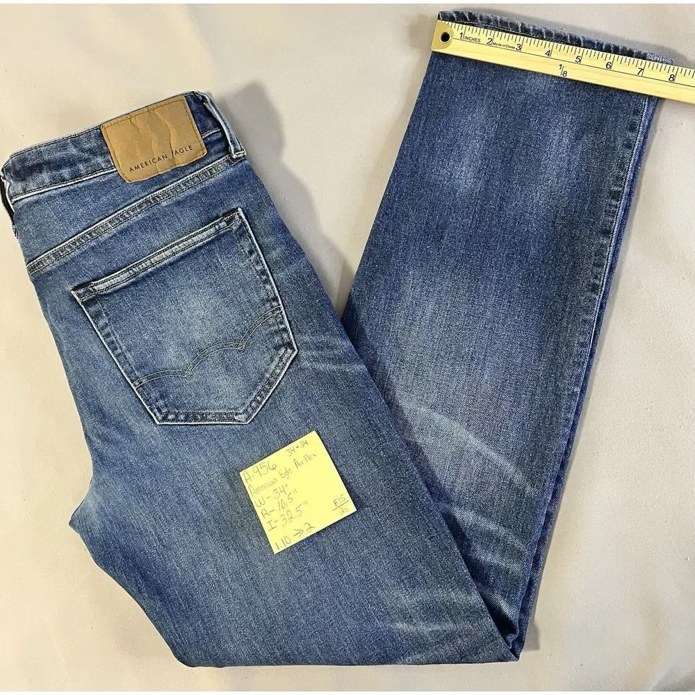 AMERICAN EAGLE  Original‎  Straight Leg Jeans Men's 34x34 (34x32.5) - Picture 9 of 9